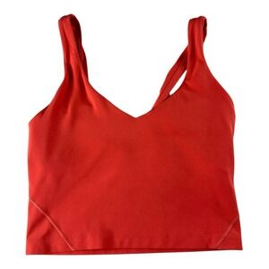 lululemon Align Pink Sport‎ Tank Top Light Support Size 4